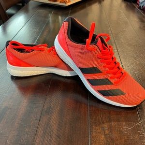 Adidas Women Adizero Boston 8 Training Shoes Running Orange Size 9